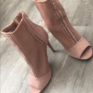 Charlotte Russe open toe bootie